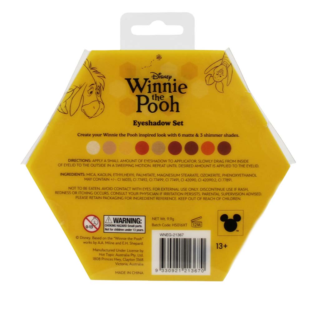 Disney - Winnie the Pooh 9-Shade Eyeshadow Palette - Packshot 3