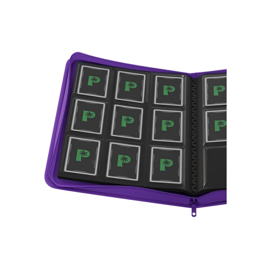 Palms Off Gaming - Collector's Series 9 Pocket Zip Binder - Purple - Packshot 2