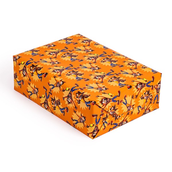 Crash Bandicoot - Crash and Wumpa Fruit Wrapping Paper - Packshot 2