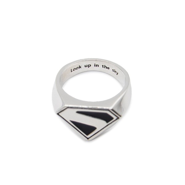 DC Comics - Superman 2025 - Superman Shield Ring - Black - Packshot 2