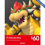 Nintendo eShop $60 Gift Card Digital Voucher