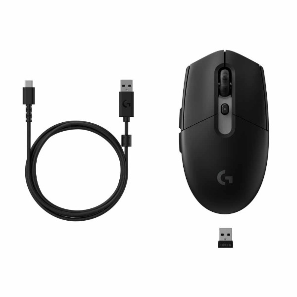 Logitech G305 X SUPERLIGHT Gaming Mouse - Black - Packshot 3