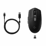 Logitech G305 X SUPERLIGHT Gaming Mouse - Black - Packshot 3