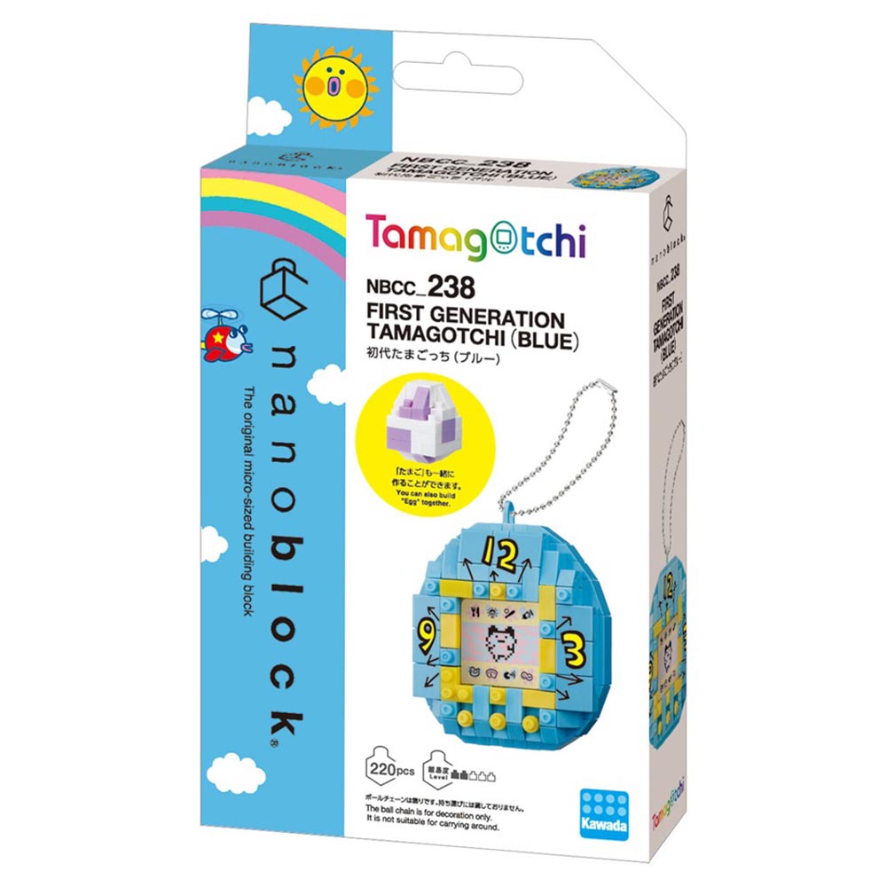 Tamagotchi - 1st Generation Tamagotchi Blue nanoblocks Figure - Packshot 5