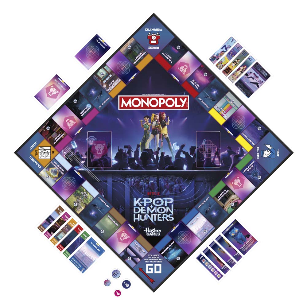 Monopoly - KPop Demon Hunters Edition Board Game - Packshot 4