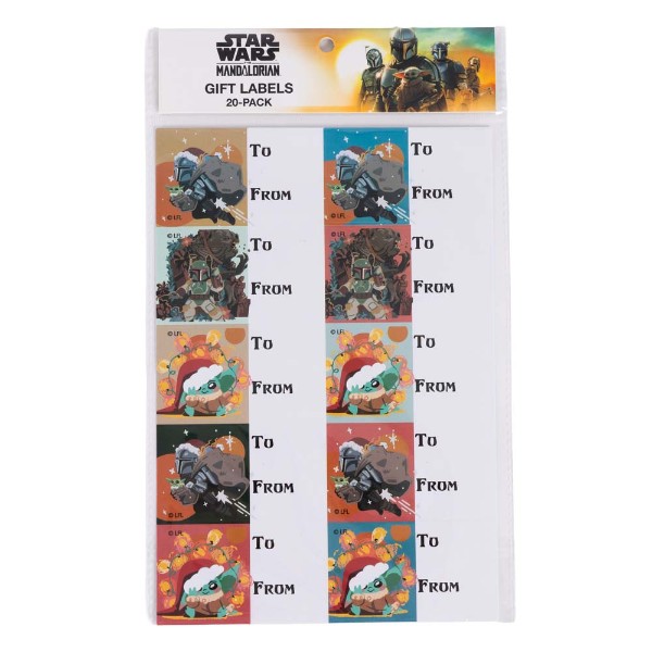 Star Wars – The Mandalorian – This is the Sleigh Christmas Gift Labels - Packshot 1