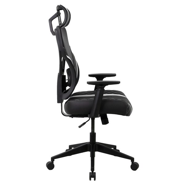 OneX GE300 Breathable Ergonomic Gaming Chair - Black/White - Packshot 3