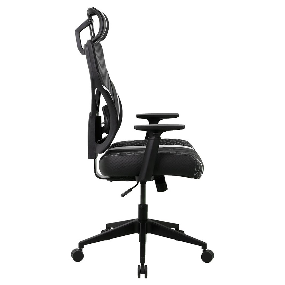 OneX GE300 Breathable Ergonomic Gaming Chair - Black/White - Packshot 3