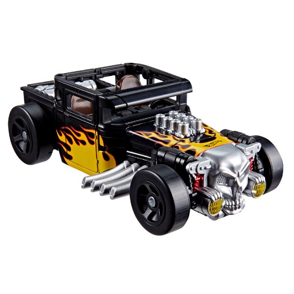 Transformers - Collaborative Hot Wheels x Transformers Bone Shaker Action Figure - Packshot 1