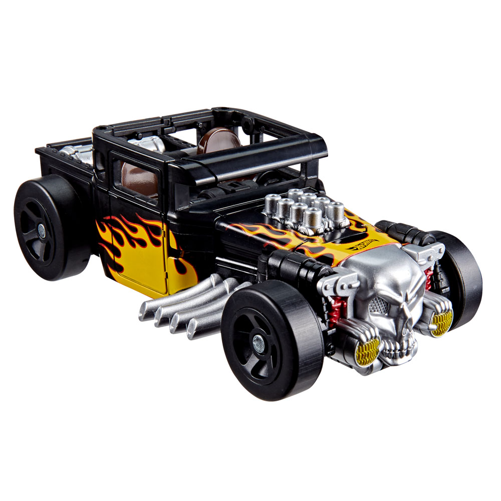 Transformers - Collaborative Hot Wheels x Transformers Bone Shaker Action Figure - Packshot 1