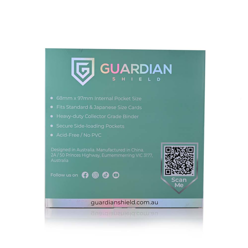 Guardian Shield - 12 Pocket Trading Card Binder - Turquoise - Toys and ...