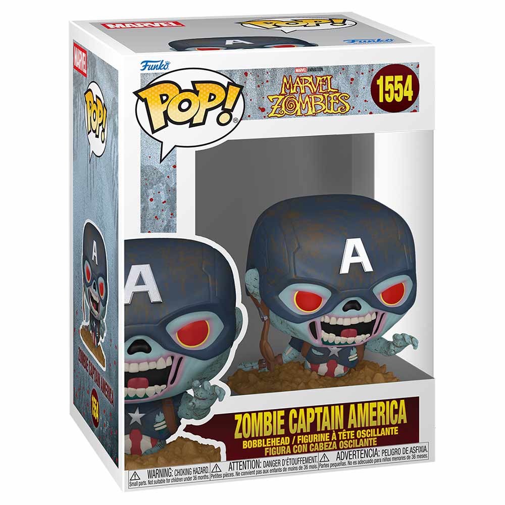 Marvel Zombies - Captain America Pop! Vinyl Figure - Packshot 2