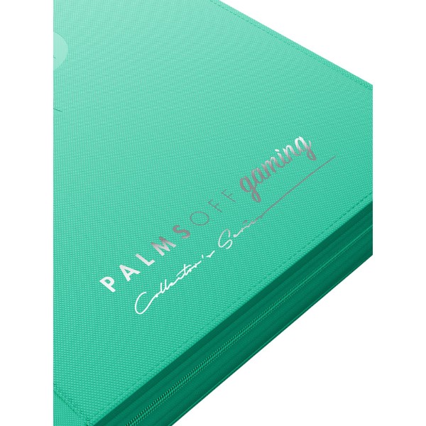 Palms Off Gaming - Collector's Series 9 Pocket Zip Trading Card Binder - Turquoise - Packshot 4