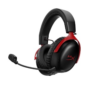 HyperX - Cloud III S Wireless Gaming Headset - Black/Red