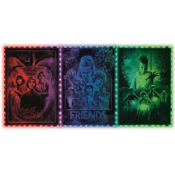 Clementoni Stranger Things Vecna Puzzle - Metamorphic Art Collection Mit LED-Effekt