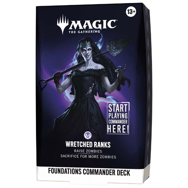 Magic: The Gathering - TCG - Foundations Commander Deck - Black - Packshot 1