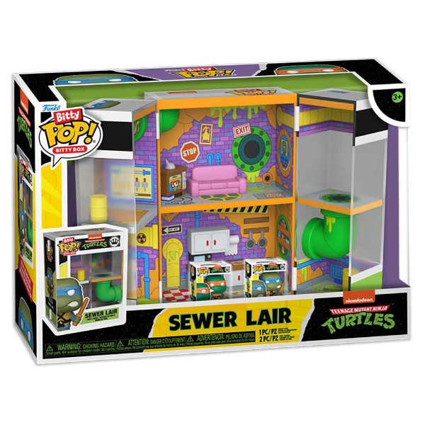 Teenage Mutant Ninja Turtles - Sewer Home Bitty Pop! Bitty Box - Packshot 1