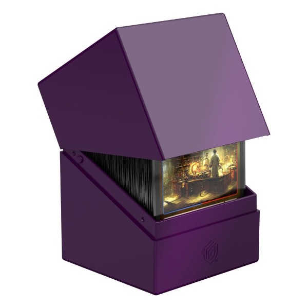 Ultimate Guard TCG - Boulder 100+ Deck Box - Solid Purple - Packshot 2