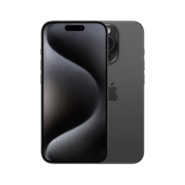 Apple iPhone 15 Pro Max (256GB, Black Titanium) - As New Refurbished - Packshot 1