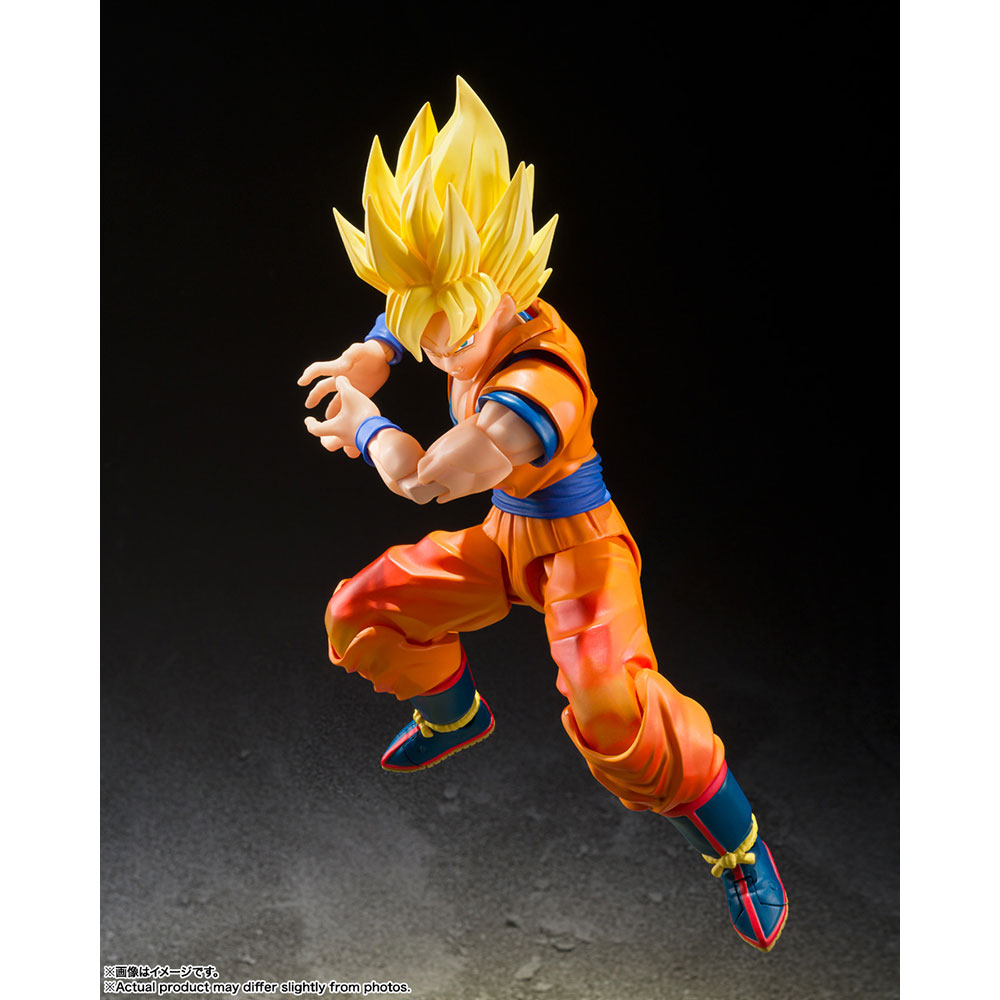 Dragon Ball Z - Super Saiyan Son Goku S.H.Figuarts Action Figure - Packshot 4
