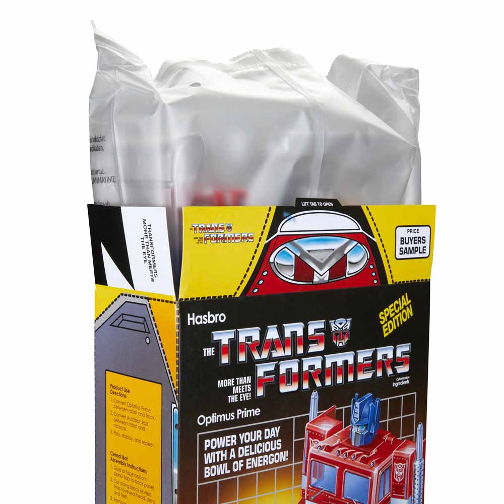 Transformers - Deluxe Class Optimus Prime & Autobot Jazz Cereal Box Action Figure Set - Packshot 6