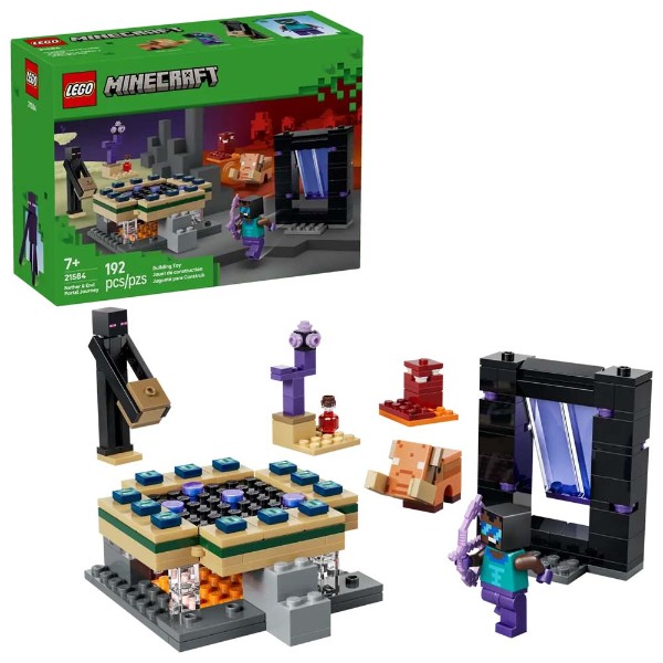Minecraft - LEGO Nether & End Portal Journey #21584 - Packshot 6