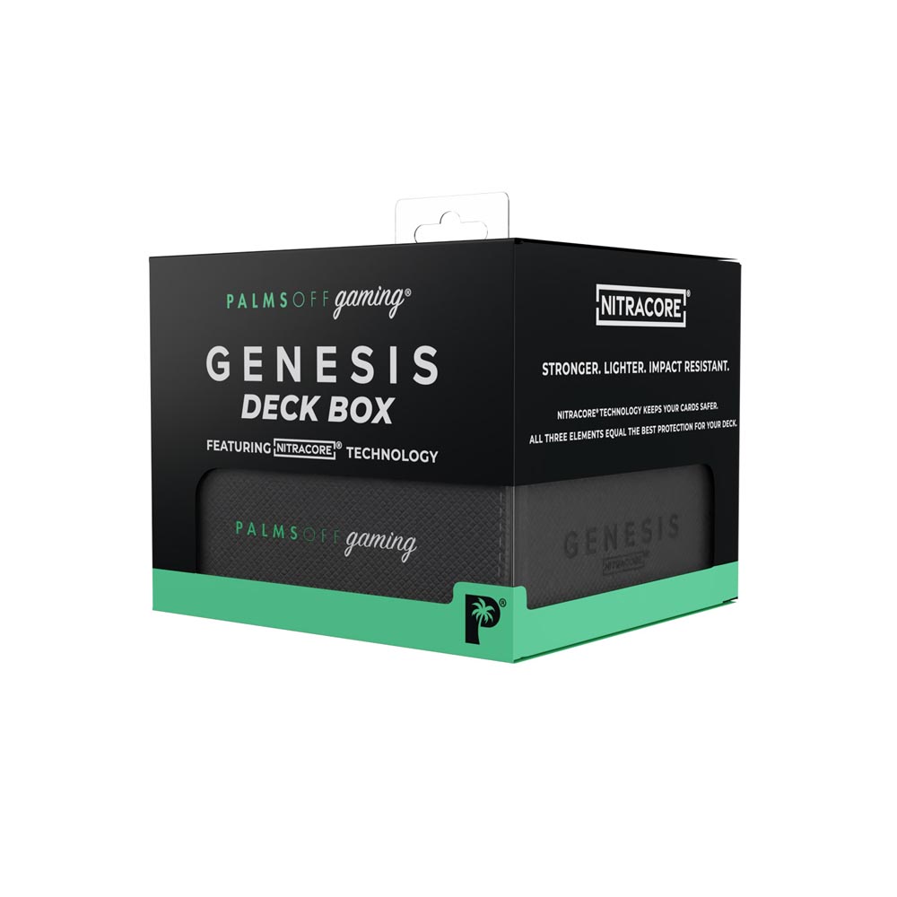 Palms Off Gaming - Genesis Deck Box - Black - Packshot 6