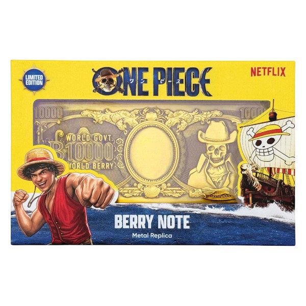One Piece - 10,000 World Berry Metal Replica Banknote Limited Edition - Packshot 2