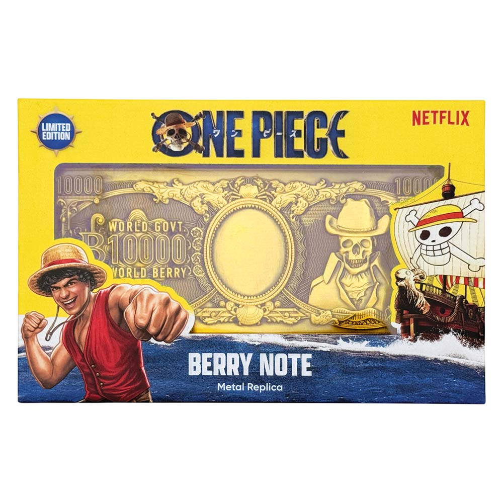 One Piece - 10,000 World Berry Metal Replica Banknote Limited Edition - Packshot 2