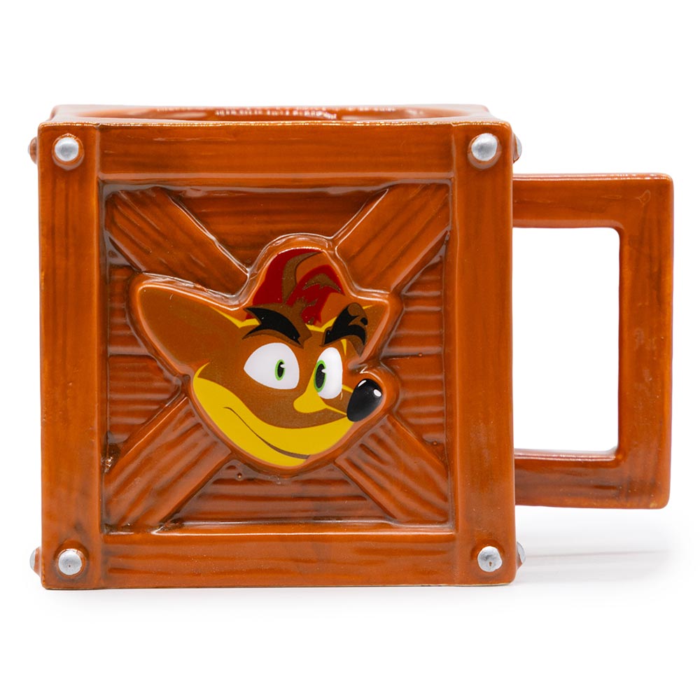 Crash Bandicoot - Wumpa Fruit Crate Moulded Mug - Packshot 2