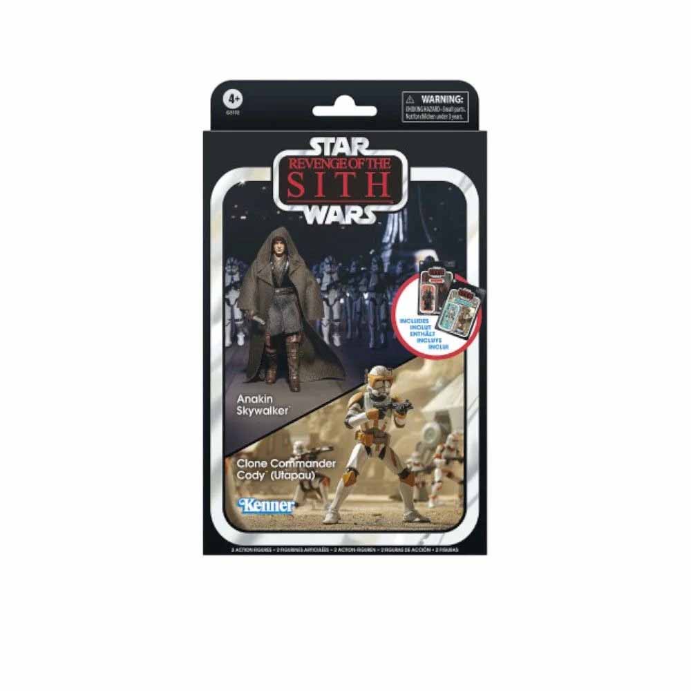 Star Wars – The Vintage Collection – Anakin Skywalker & Clone Commander Cody (Utapau) Action Figure Set - Packshot 4