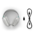 Logitech G G321 Lightspeed Wireless Gaming Headset - White - Packshot 4