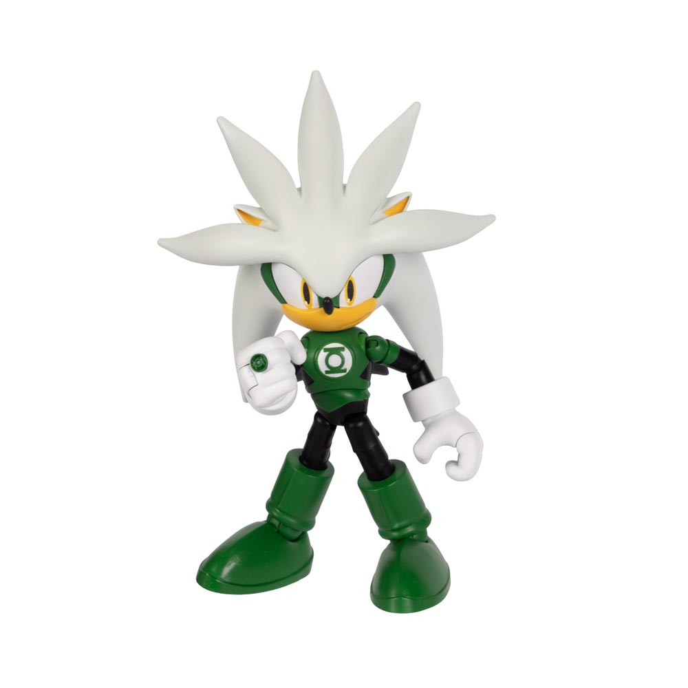 DC X Sonic the Hedgehog - Silver as Green Lantern Action Figure - Packshot 3