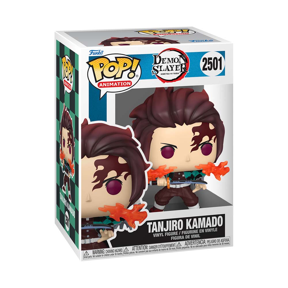 Demon Slayer: Infinity Castle - Tanjiro Kanado (Fire Breathing) Pop! Vinyl Figure - Packshot 2