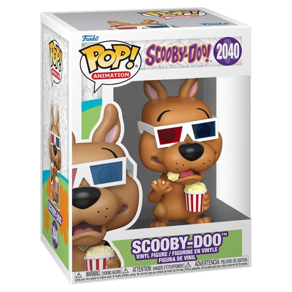 Scooby Doo Scooby Doo (with 3D Glasses) Pop! Vinyl Figure Toys