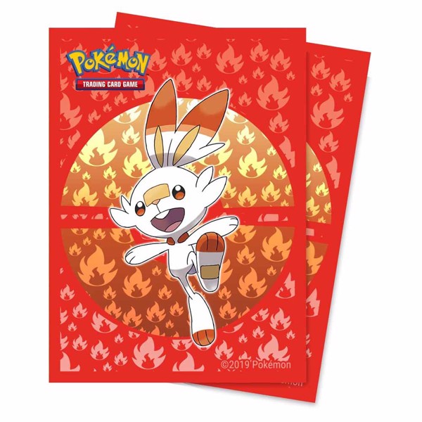 Pokemon - TCG - Scorbunny 65-Count Ultra Pro Deck Protector Sleeves - Packshot 1
