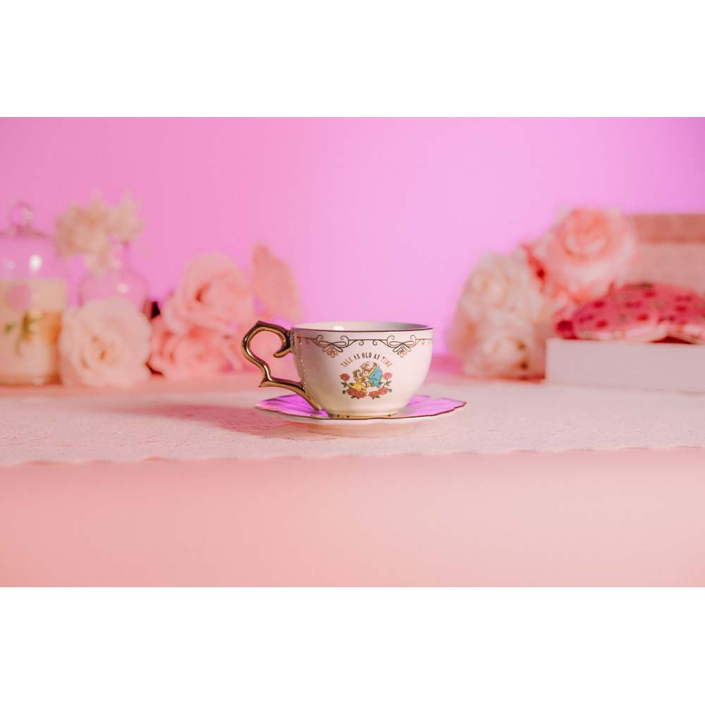 Disney - Beauty & The Beast - Ballroom Rose Teacup & Saucer - Packshot 3