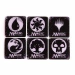 Magic: the Gathering - Monochrome Mana Icons Coaster 6-Pack - Packshot 3