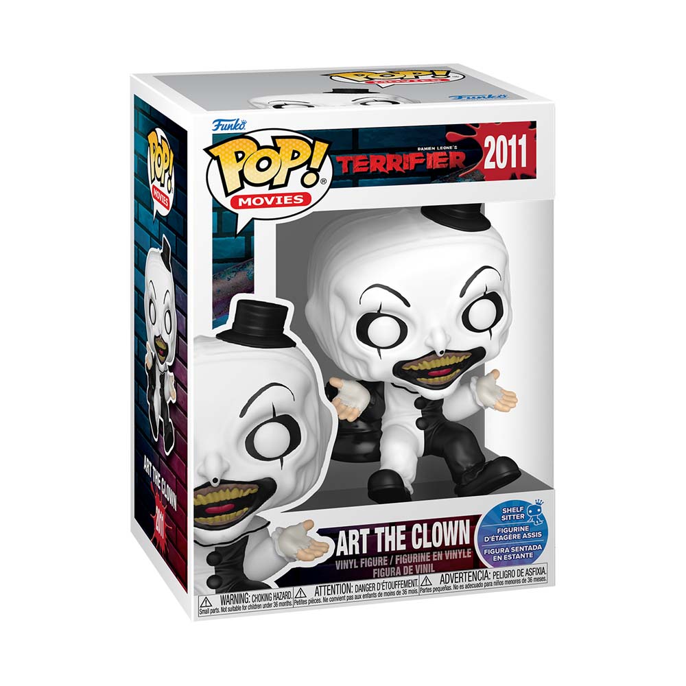 Terrifier - Art the Clown Pop! Shelf Sitter Vinyl Figure - Packshot 2