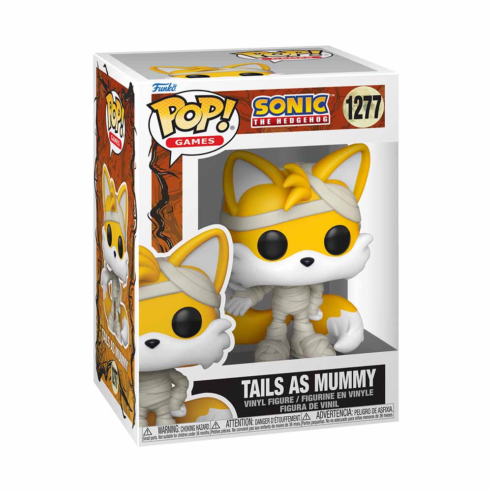 Sonic the Hedgehog - Tails as Mummy (Halloween) Pop! Vinyl Figure - Packshot 2
