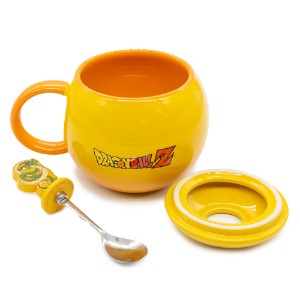 Dragon Ball Z - 7-Star Dragon Ball Mug with Lid & Shenron Spoon