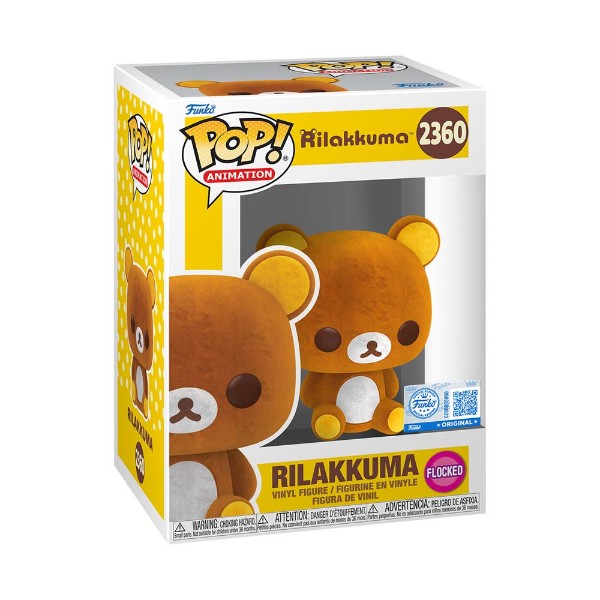 Rilakkuma - Rilakkuma Flocked Pop! Vinyl Figure - Packshot 2