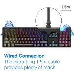 Laser - Full Size RGB Mechanical Gaming Keyboard - Packshot 3
