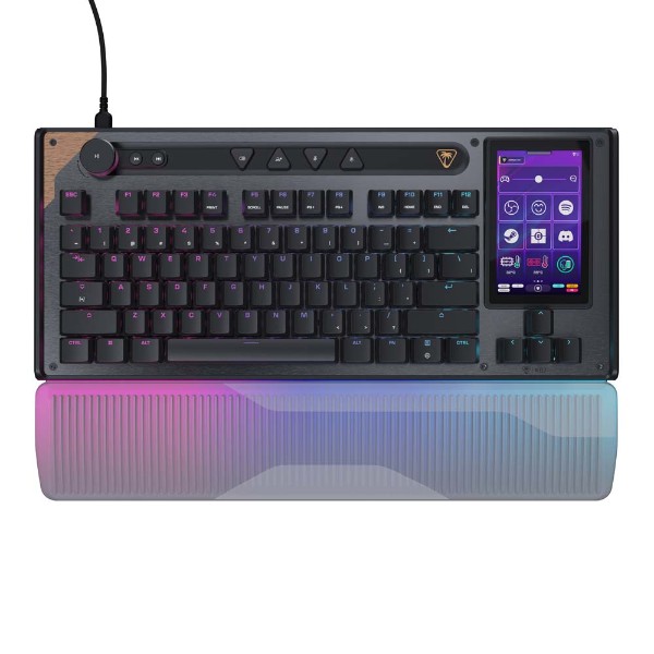 Turtle Beach - Command Series KB7 Wired Touchscreen TKL Hall-Effect Keyboard - Packshot 1