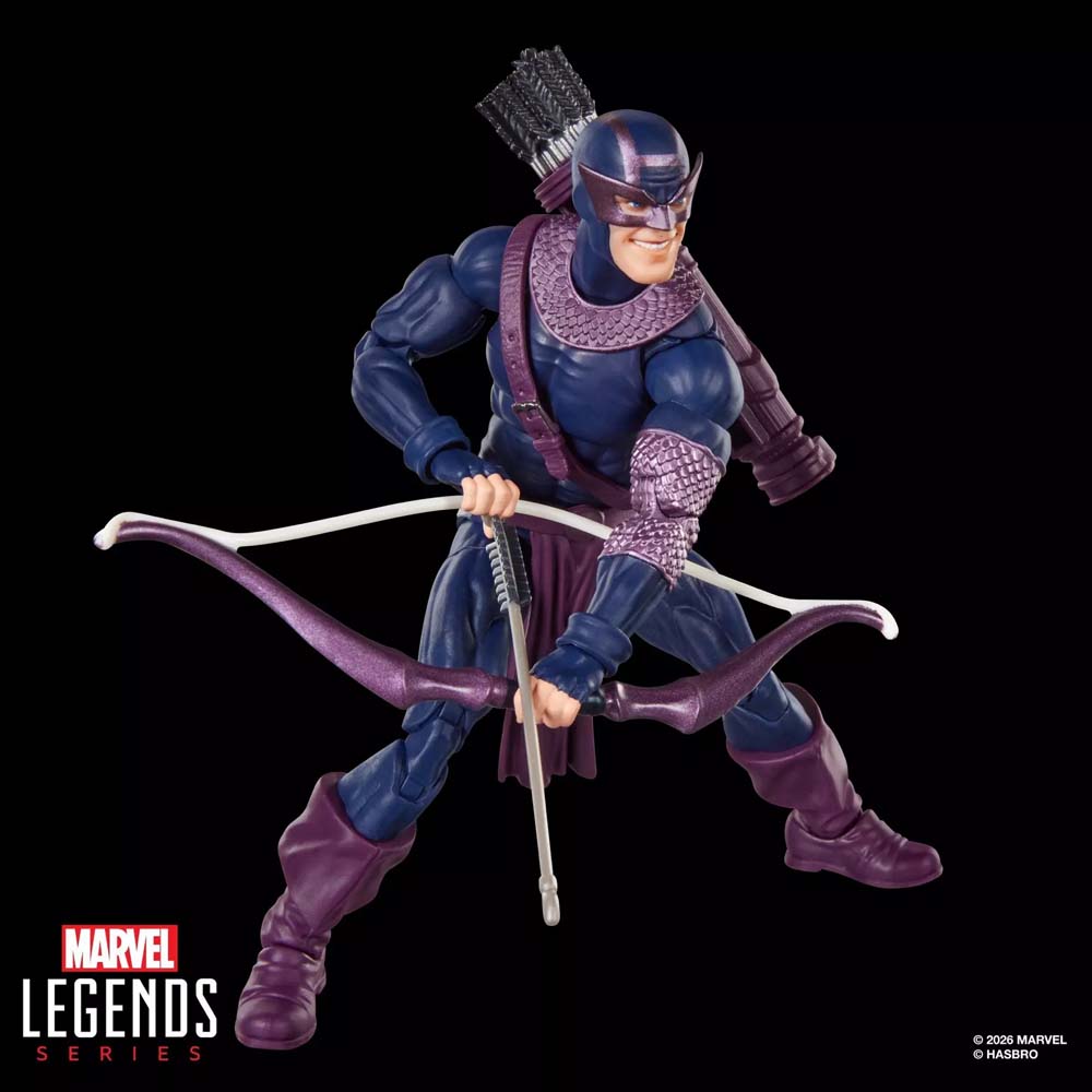 Marvel - Dark Avengers Hawkeye Marvel Legends Action Figure - Packshot 3
