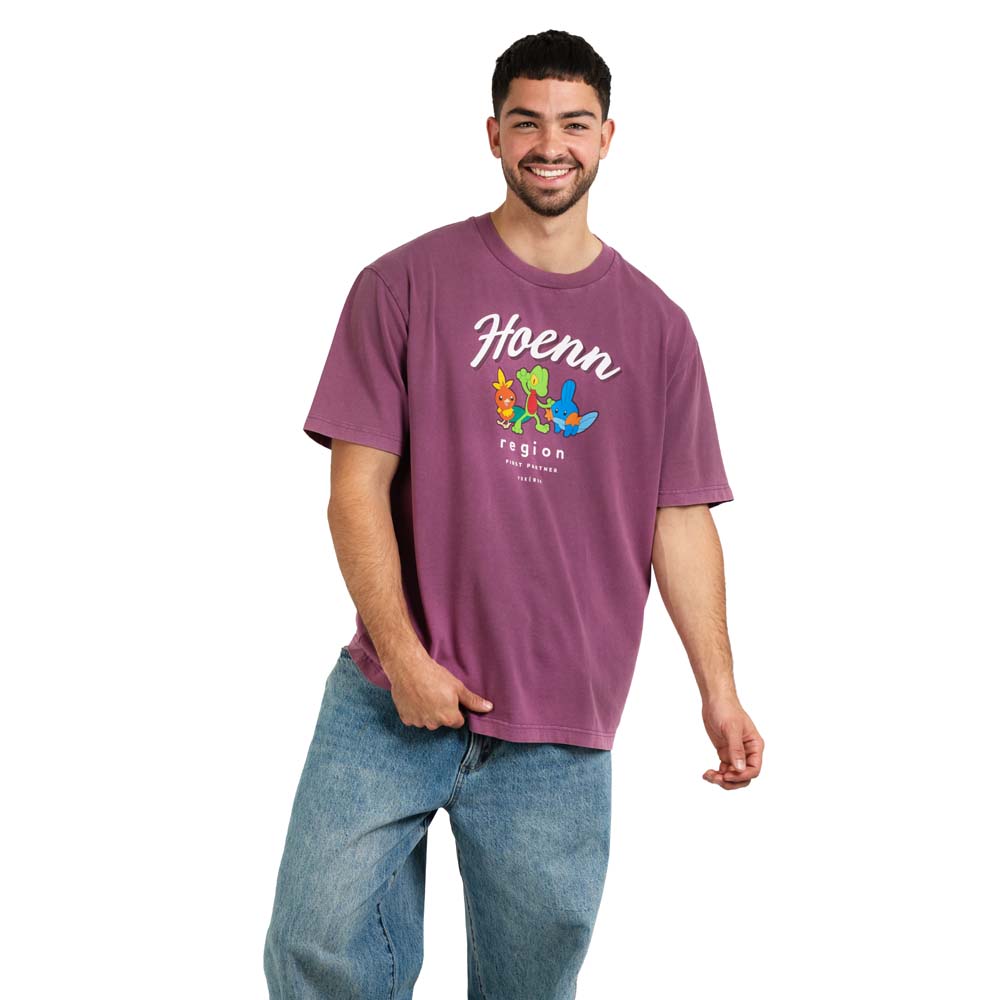 Pokemon - Hoenn Region Starters Relaxed T-Shirt - Packshot 3