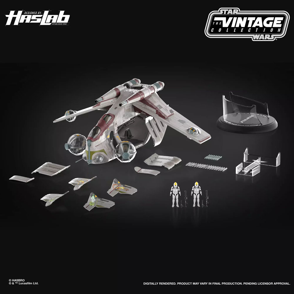 Star Wars - Attack of the Clones - The Vintage Collection LAAT/i Gunship Figure Set - Packshot 5