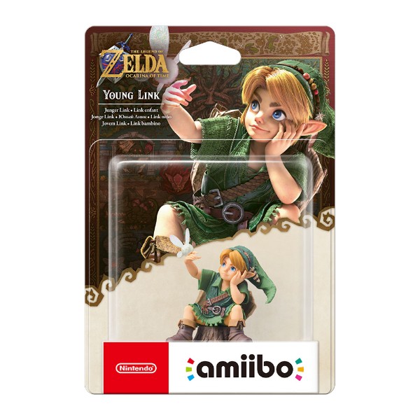 Nintendo amiibo (The Legend of Zelda: Ocarina of Time) - Young Link Character Figure - Packshot 1