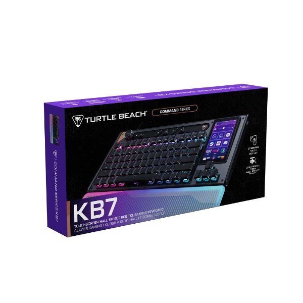 Turtle Beach - Command Series KB7 Wired Touchscreen TKL Hall-Effect Keyboard - Packshot 6