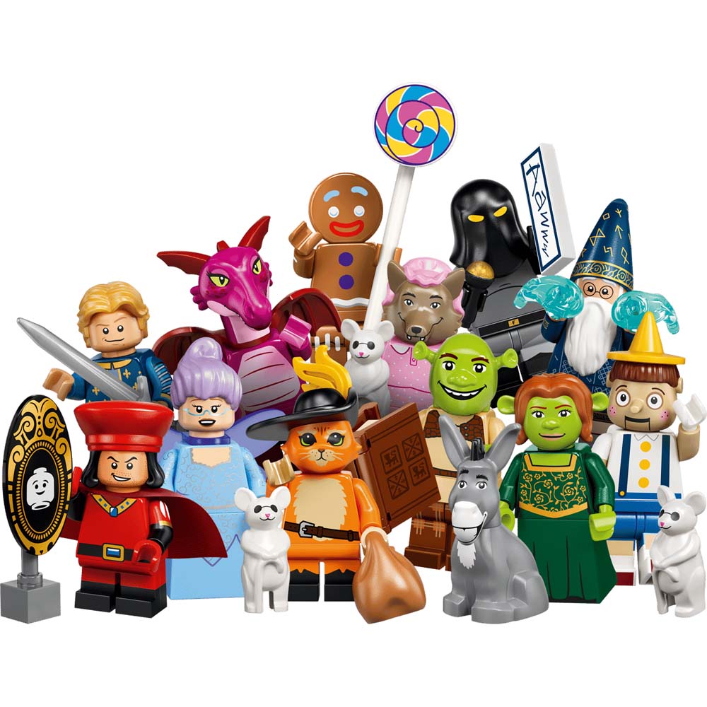 Shrek - LEGO Minifigures #71053 Mystery Box (Single Box) - Packshot 2